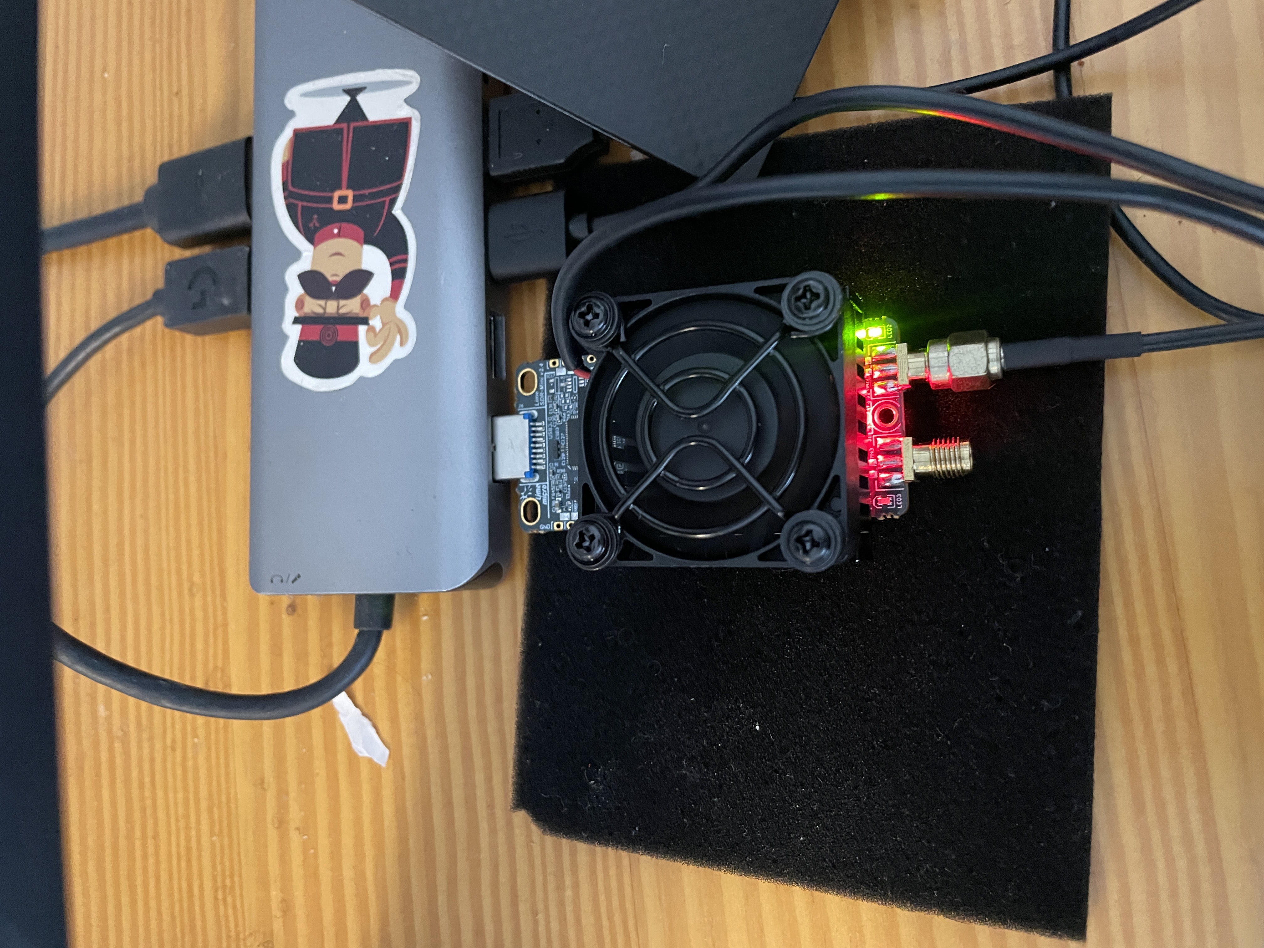 LimeSDR Mini v2.0 – with fan